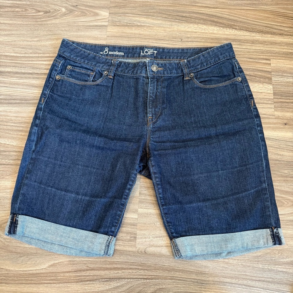 Ann Taylor Jean Shorts - Picture 2 of 7